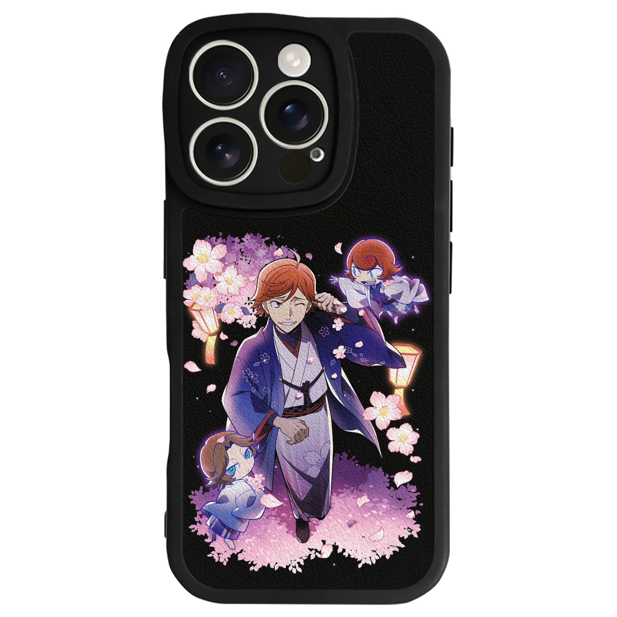 （画像用） 文豪ストレイドッグス Bungo Stray Dogs 【iPhone 16シリーズ対応】シリコンスマホケース（レザー調） 材質：シリコン